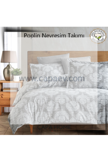Çapa Home Poplin Nevresim Takımı %100 pamuk
